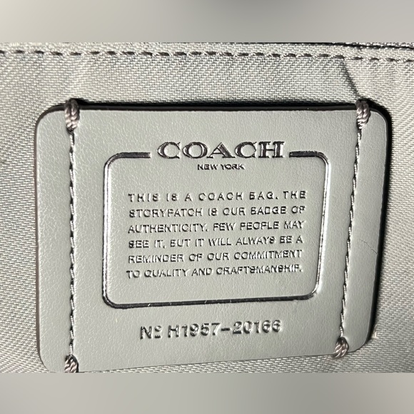 COACH Gray Suede Prairie Chain Satchel - Picture 2 of 9
